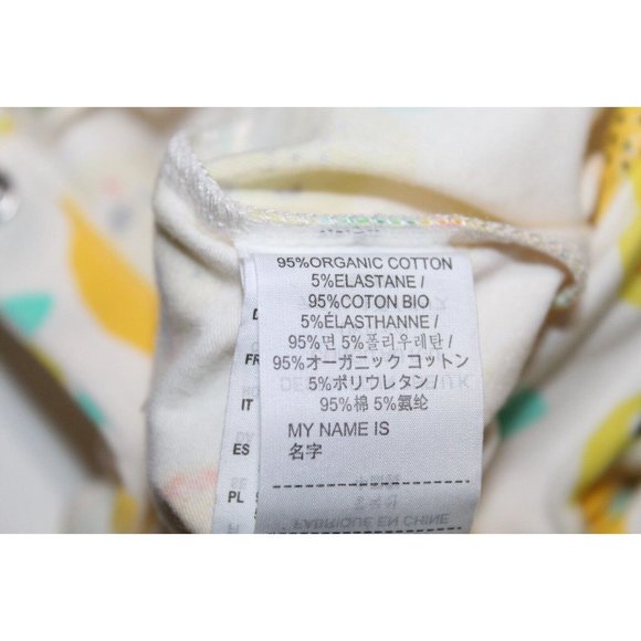 NWT The Bonnie Mob Boutique Baby Romper Jumper Yellow Lemons Size 3-6 Months New - Picture 6 of 6